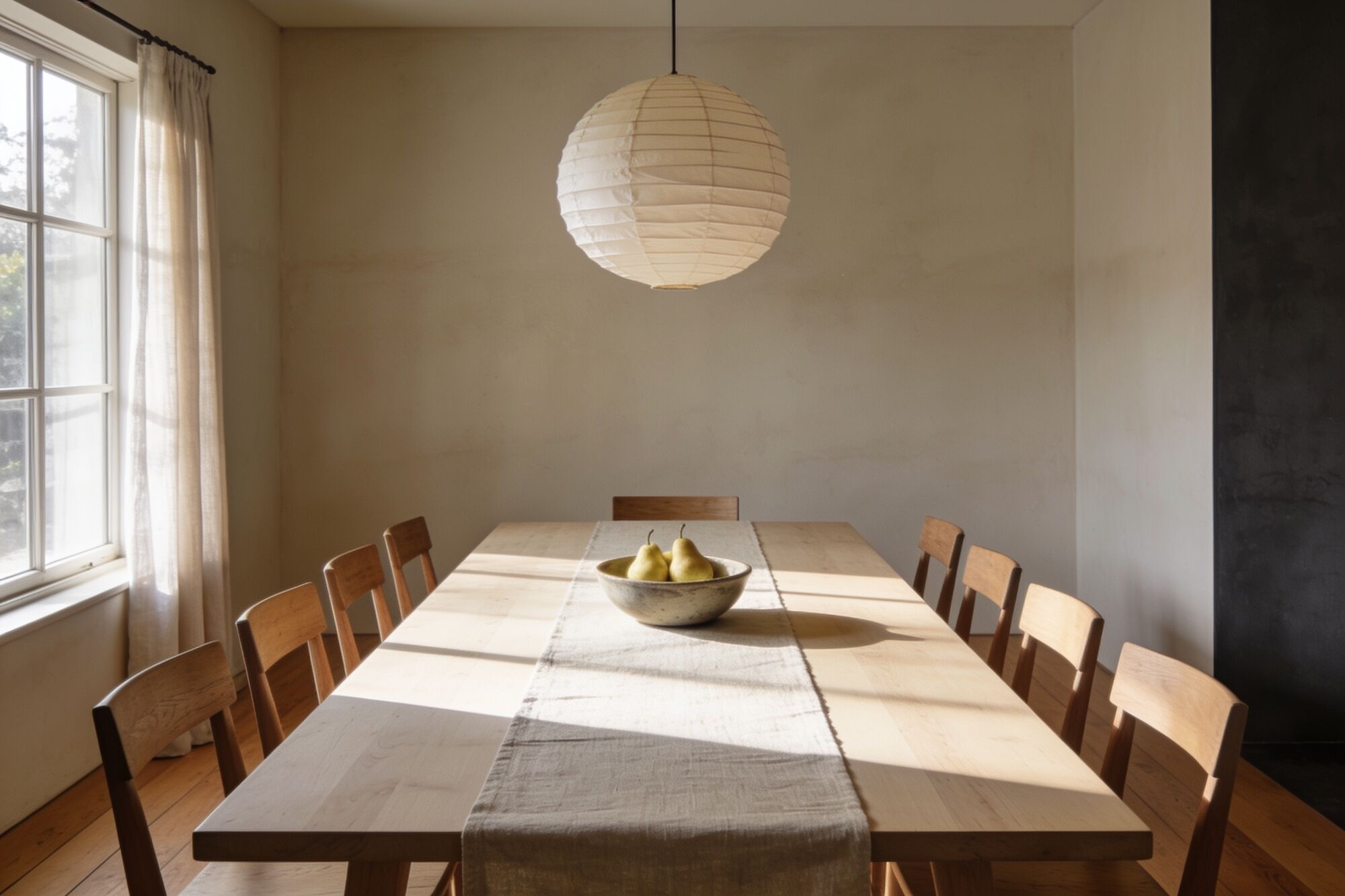The dining room at a Kokoro residence